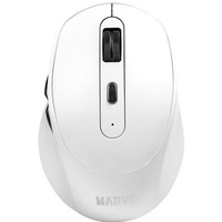 Mysz MARVO WM106W WH optyczna 1600dpi 2, 4GHz bezprzewodowa bia�a cicha
