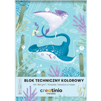 Blok techniczny A4 10k kolorowy CREATINIO 400176669 TOP 2000