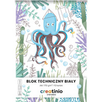 Blok techniczny A4 10k 170g bia�y CREATINIO 400176667 TOP 2000