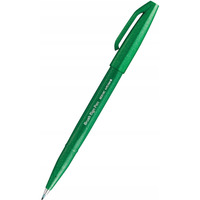 Pisak BRUSH SIGN PEN zielony SES15C-D PENTEL