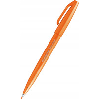 Pisak BRUSH SIGN PEN pomara�czowy SES15C-F PENTEL