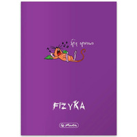 Zeszyt szkolny przedmiotowy A5 60 kartek w kratk 70g FIZYKA 9500080 HERLITZ