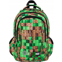 Plecak szkolny 3-komorowy Tornister dla chopca Pixel Cubes BP-26 ST.RIGHT St.Majewski