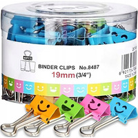 Klipsy do akt 19mm BU�KI 40szt. 8487 DELI