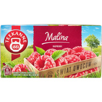 Herbata TEEKANNE owocowa (20 torebek x 2, 50g) o smaku Malinowym