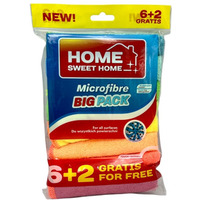 ciereczka z mikrofibry uniwersalna 30x30cm (8szt) SPONTEX