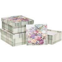 Zestaw pude�ek ozdobnych PUK-22001-KW (3szt) ROZETTE