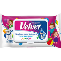 Papier toaletowy VELVET (48 listk�w) nawil�any Junior