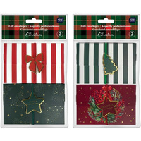 Koperty podrunkowe z gumk� 2szt. Christmas INTERDRUK