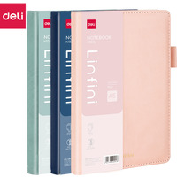 Notes A5 144k linia w sk�rzanej oprawie Linfini mix kolor�w EN157L DELI