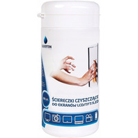 �ciereczki do czyszczenia ekran�w LCD/TFT/LED CLEVERTON tuba 100sztuk