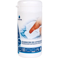 �ciereczki do czyszczenia plastiku CLEVERTON tuba 100sztuk