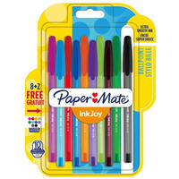 Zestaw d�ugopis�w INKJOY 10kol. 1, 0mm PAPERMATE 1956751