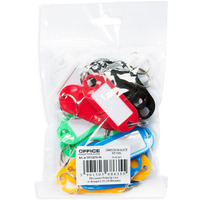 Zawieszka do kluczy mix kolorów (20szt.) 50x20mm 19112019-99 OFFICE PRODUCTS
