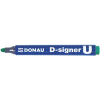 Marker permanentny D-SIGNER U zielony okrga koncwka 2-4mm 7371001-06PL DONAU